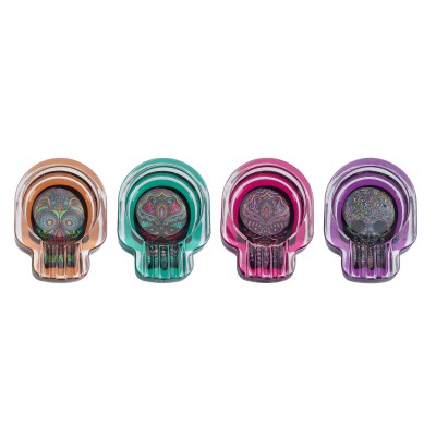 Champ High Τασάκι Skull Γυάλινο